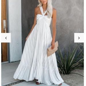 CHAMBERS STRIPED MAXI DRESS